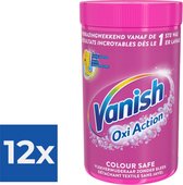 Vanish Oxi Action Poeder - Vlekverwijderaar Voor Gekleurde Was - 1-5 kg - Voordeelverpakking 12 stuks