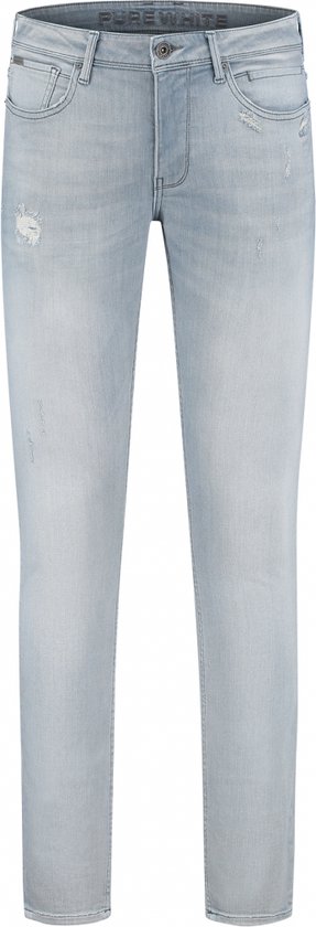 Purewhite - Jone Skinny Fit Heren Skinny Fit Jeans - Blauw