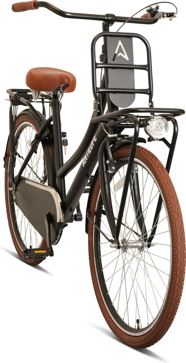 Antilope Mini Cargo Transport 22 Inch Meisjesfiets Matzwart van Antilope — afbeelding 3