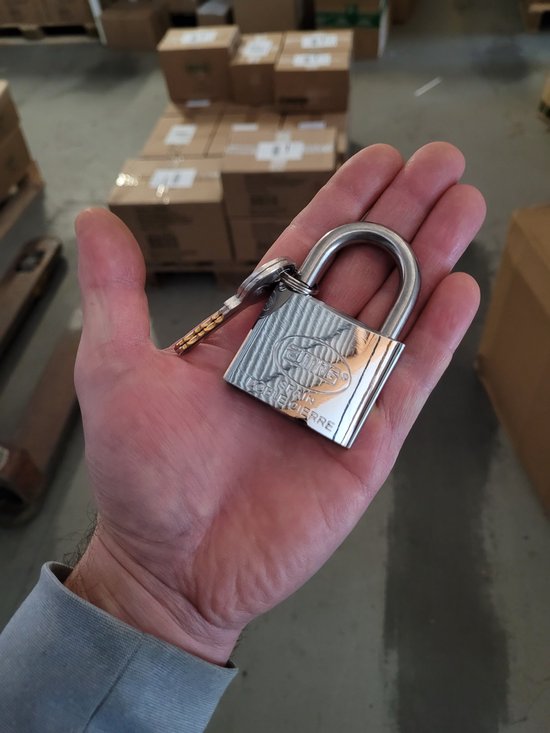 Cadenas AMIG Clés identiques Ø8 / 50x78mm – Acier Inox AISI 316 – Qualité Marine – Grande Qualité de Fabrication – 3 pièces – CLÉ MÊME