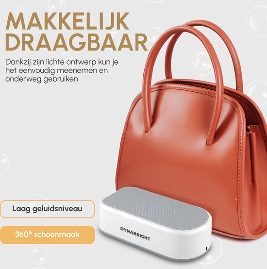 Nettoyeur à ultrasons - Appareil de nettoyage pour Lunettes et ~ Bijoux - Nettoyeur à ultrasons - 600 ML - Cleaner à ultrasons