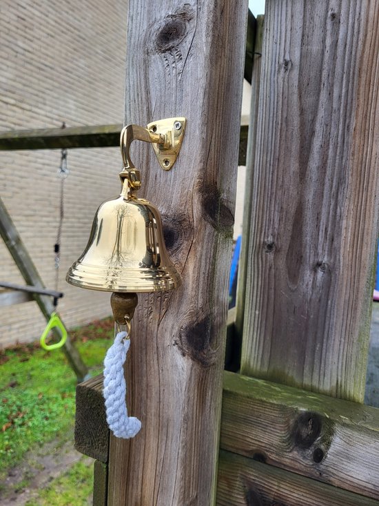 Scheepsbel Messing Voordeurbel Gong (Small) incl. Schroeven | bol