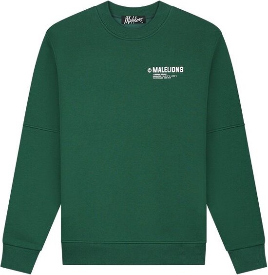 MALELIONS MEN WORKSHOP SWEATER - DARK GREEN XXL