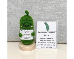 Kerstcadeau - Positieve Augurk - Steun en Hulp - Cadeau voor haar - Geschenk voor hem - Valentijn - Cadeau idee - Handgemaakt - Pickle