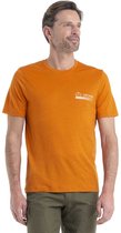 Icebreaker 150 Tech Lite Ii Mountain Merino T-shirt Met Korte Mouwen Oranje L Man