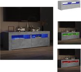 vidaXL Tv-meubel Hifi-kast - 120 x 35 x 40 cm - Met RGB LED-verlichting - Kast