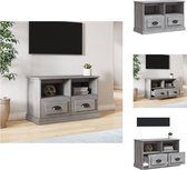 vidaXL TV-meubel - Trendy - 80 x 35 x 50 cm - Grijs Sonoma Eiken - Kast