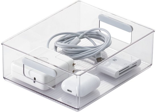 Boîte de Rangement So Clever Classic Transparent - 9,5 x 31,5 x 6,5 cm (XS)