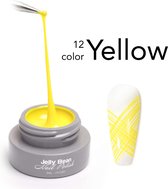 Jelly Bean Nail Polish spider gel Geel - nail art gel Yellow - UV gellak 5ml