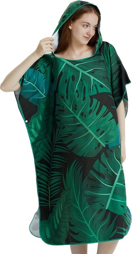 Livano Surf Poncho pour Adultes - Serviette à langer douce - Femme et homme