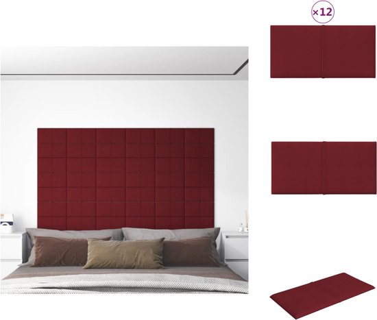 vidaXL Wandpanelen - Trendy - Wanddecoratie - 30 x 15 cm - Duurzaam materiaal - Wandpaneel