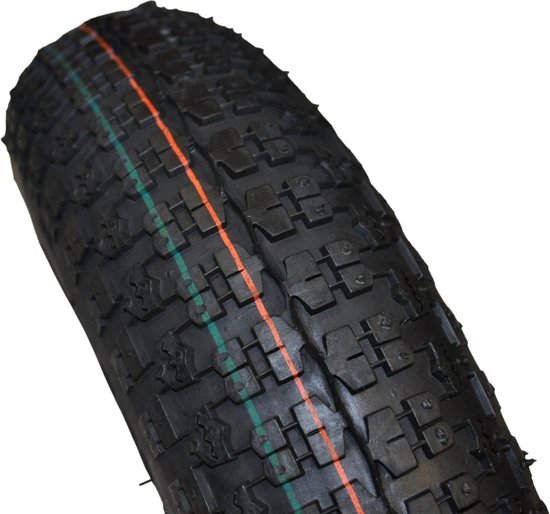 Roue complète 8 pouces - Pneu 3.50-8 + jante - Pas Opel: 4x100 - 4PR - 170 kg - Diamètre moyeu 60 mm