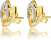 Juwelier Zwartevalk - 14 karaat gouden oorbellen 12.320--