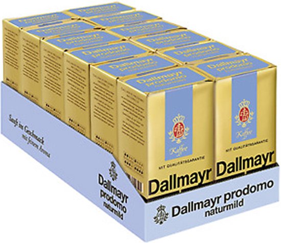 Dallmayr Prodomo Natuurmild Gemalen koffie - 12 x 500 gram