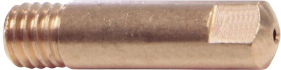 10 boquillas de contacto M6 X 28 de 1,0 mm para linterna Mig
