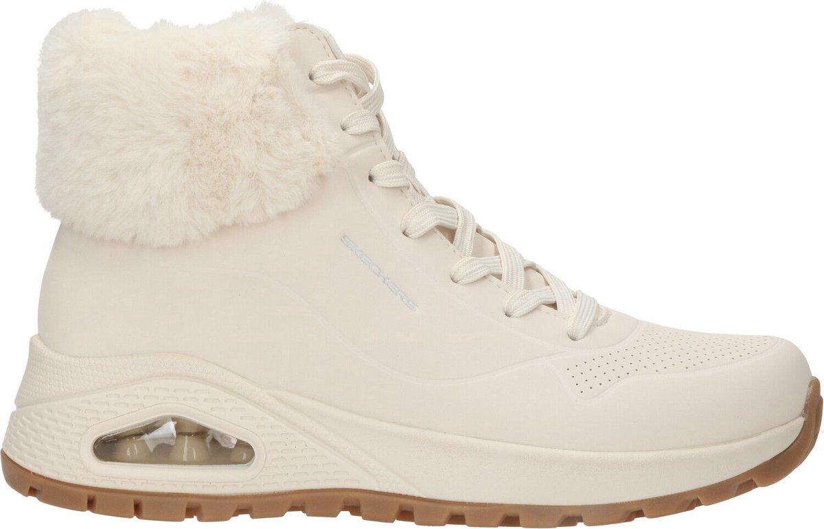 Skechers Uno Rugged Fall Air Veterboot - Vrouwen - Beige - Maat 35