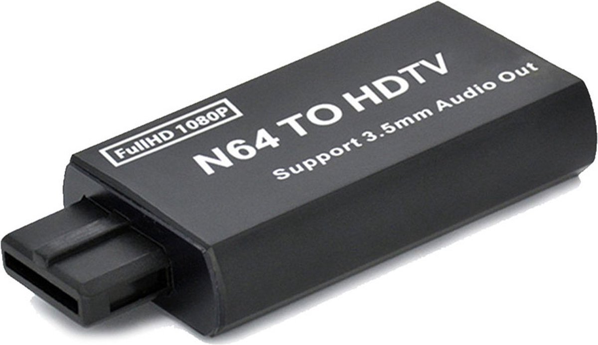 Adaptateur convertisseur N64 vers HDMI, câble liaison HD pour