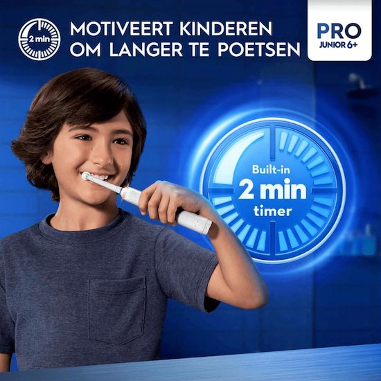 Oral-B PRO Junior 6+ Paars Elektrische Tandenborstel - Oral B
