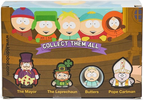 Foto: South park imaginationland mayor and leprechaun 3 inch vinyl figure 2 pack