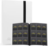 TradingCardPro - Witte verzamelmap binder - Map voor 360 kaarten - 20 Pagina’s - 9 Pocket - A4 Formaat - Premium Kwaliteit - Binder Wit