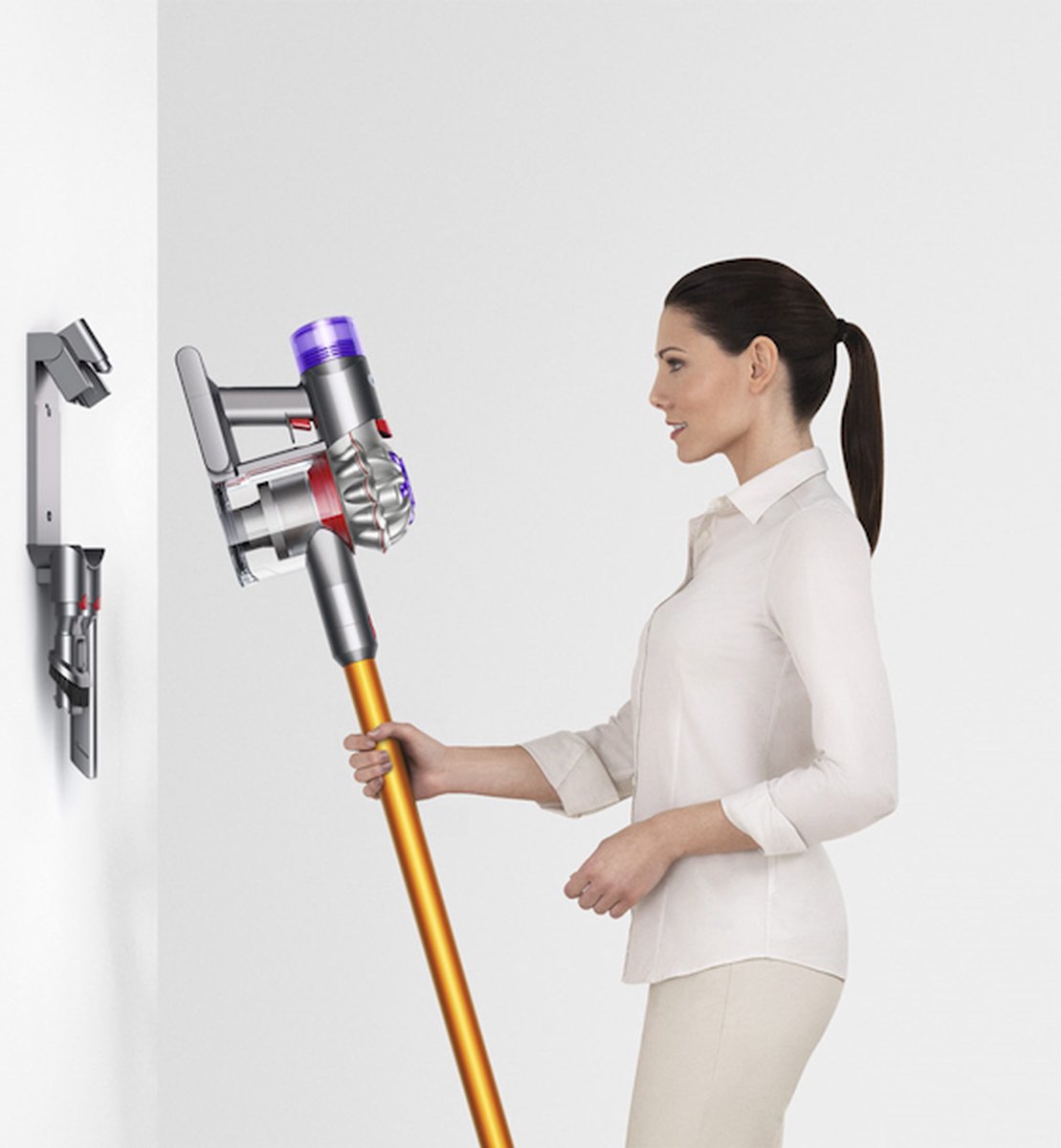 Dyson V8 Absolute - Steelstofzuiger - Zilver - 115 Air Watts - Speciale uitvoering — afbeelding 4