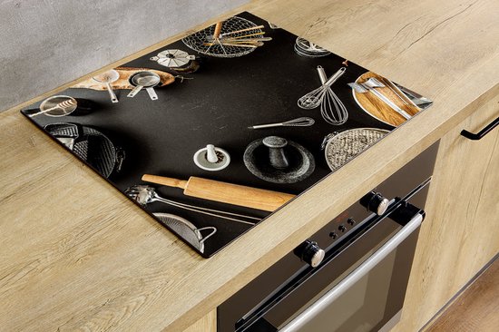Inductiebeschermer - Kookgerei - 76x52 cm - Inductiebeschermer - Inductie Afdekplaat Kookplaat - Inductie Mat - Anti-Slip - Keuken Decoratie - Keuken Accessoires