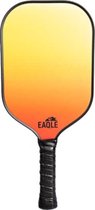 Pickleballracket Eaqle, Geel/Oranje, 225 gram, Polymer