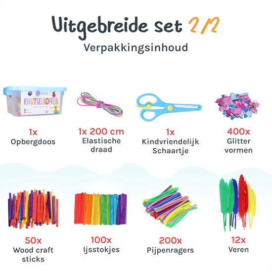 Knutselkoffer - Het Is Belangrijk Dat De Kinderen Iets Maken Wat Hun Mooi Vinden En Zelf Nadenke