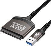 AdroitGoods Adaptateur de câble professionnel SATA vers USB 3.0 - Connecteur d'extension de disque dur - Ordinateur portable/ Ordinateur