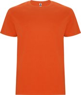 T-shirt unisex met korte mouwen 'Stafford' Oranje - M