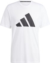 adidas Performance Train Essentials Feelready Logo Training T-shirt - Heren - Wit- M