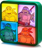 Numskull - Teenage Mutant Ninja Turtles - Vier Turtles 3D Bureaulamp - Wandlamp