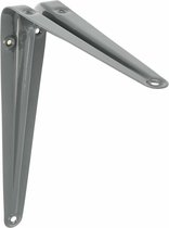 AMIG Plankdrager/planksteun van metaal - gelakt grijs - H250 x B200 mm