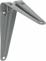 AMIG Plankdrager/planksteun van metaal - gelakt grijs - 150 x 125 mm