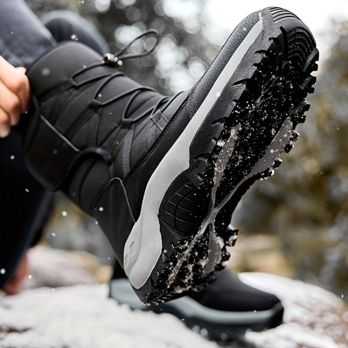 Livano Sneeuwschoenen - Snowboots - Sneeuwboots - Heren - Wintersport - Ski - Ski Gadgets - EU41 - Grijs