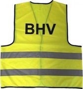 BHV vest - BHV hesje - Geel met op druk BHV - Mexxo