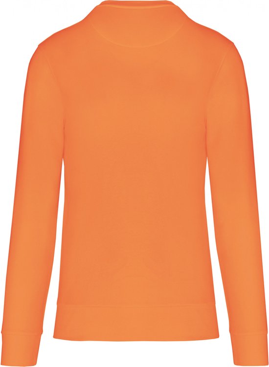 Sweatshirt Unisex S Kariban Ronde hals Lange mouw Light Orange 85% Katoen, 15% Polyester