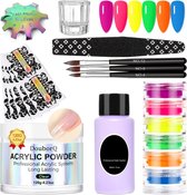 Livano Dip Nagels - Dip Powder Nagels - Dipping Powder Nails Set - Dipping Powder Starters Kit