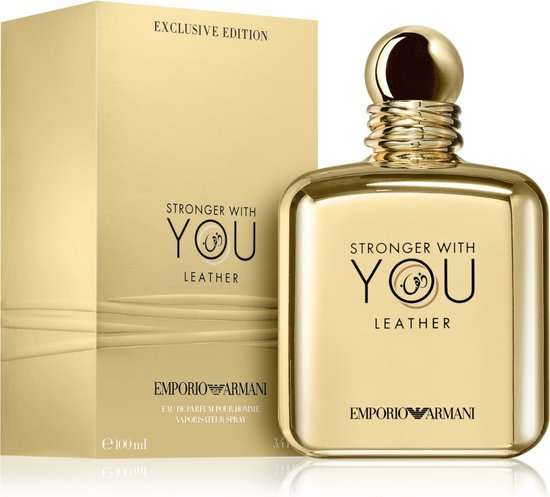 Emporio Armani - Stronger With You Leather Eau de Parfum - Limited Edition  - L'allure... | bol