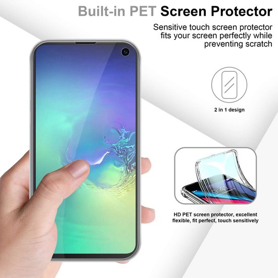 Coque Cadorabo pour Samsung Galaxy S10e en TRANSPARENT - 360° Full Body Case Cover Housse de protection Protection avant et arrière, protection complète avec protecteur d'écran