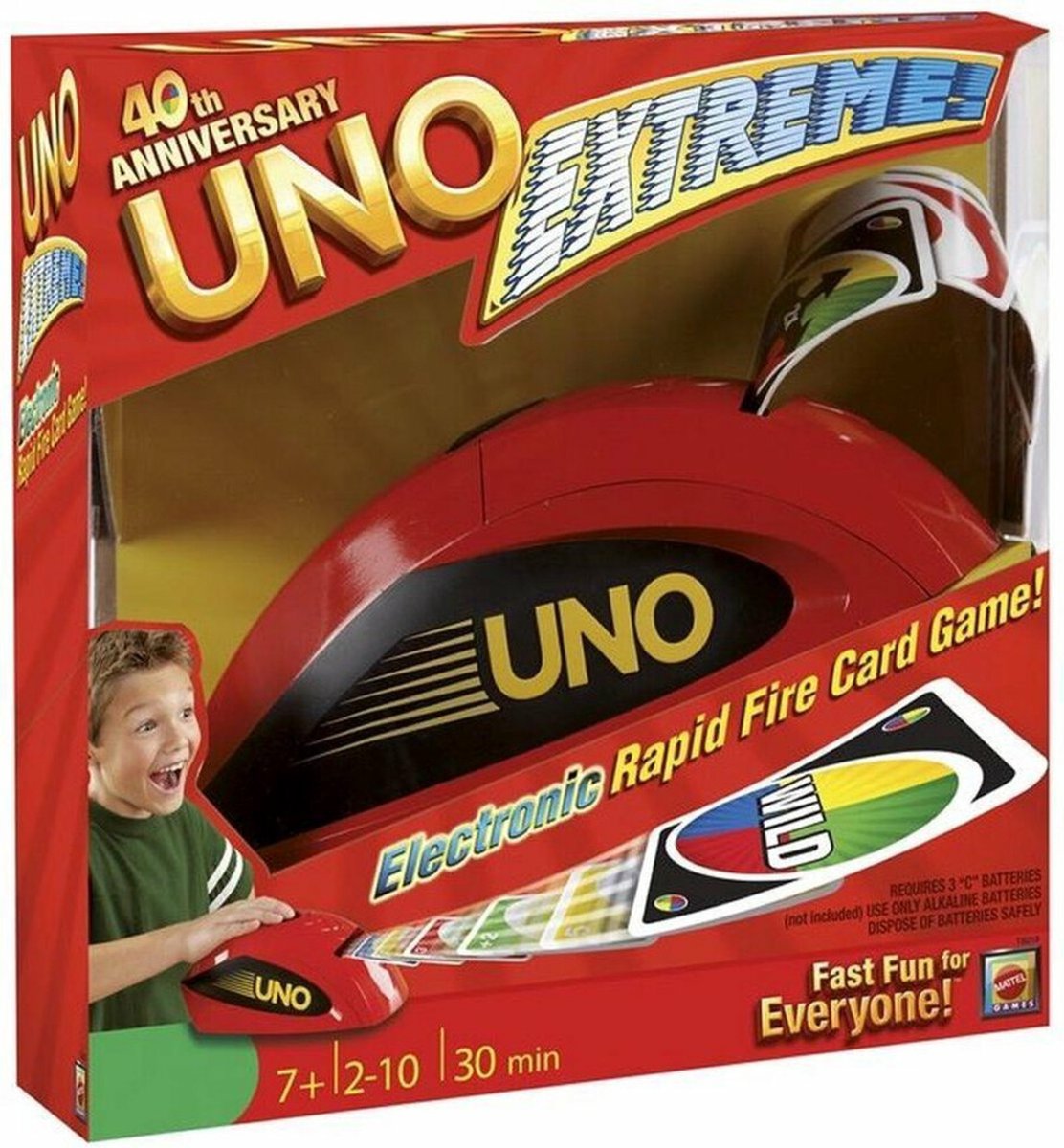 Jeu de cartes Mattel Uno Extreme refresh