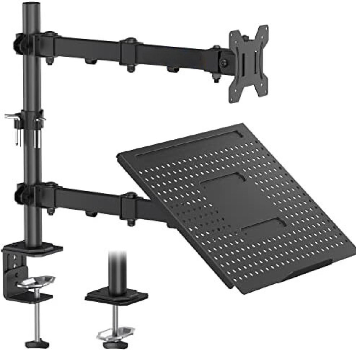 Monitor Arm Laptop - Laptop Arm Standaard - 13-32 inch LCD LED screens - Zwart