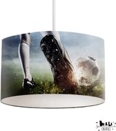 Hanglamp voetbal - kinder & babykamer - lampen - kunststof - 30x25cm - excl. lichtbron