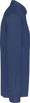 Overhemd Heren S Kariban Lange mouw Deep Blue 65% Polyester, 35% Katoen