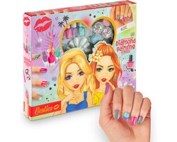 Besties Create your own diamond painting nails - Nagelstudio meisjes - knutselen meisjes - kinder nagellak - nagellak set