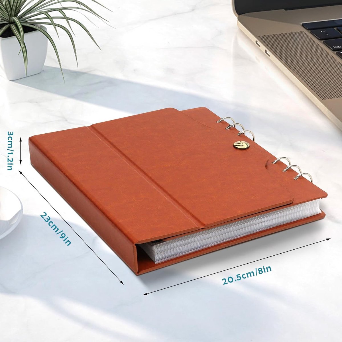 SLTAXAR Bureau fotoalbum, hout, kalender, fotoboek om in te steken, fotolijst voor meerdere foto's, insteekalbum, 10 x 14 cm, fotolijst om op te staan, kalender, fotoalbum voor bureau, 80 afbeeldingen