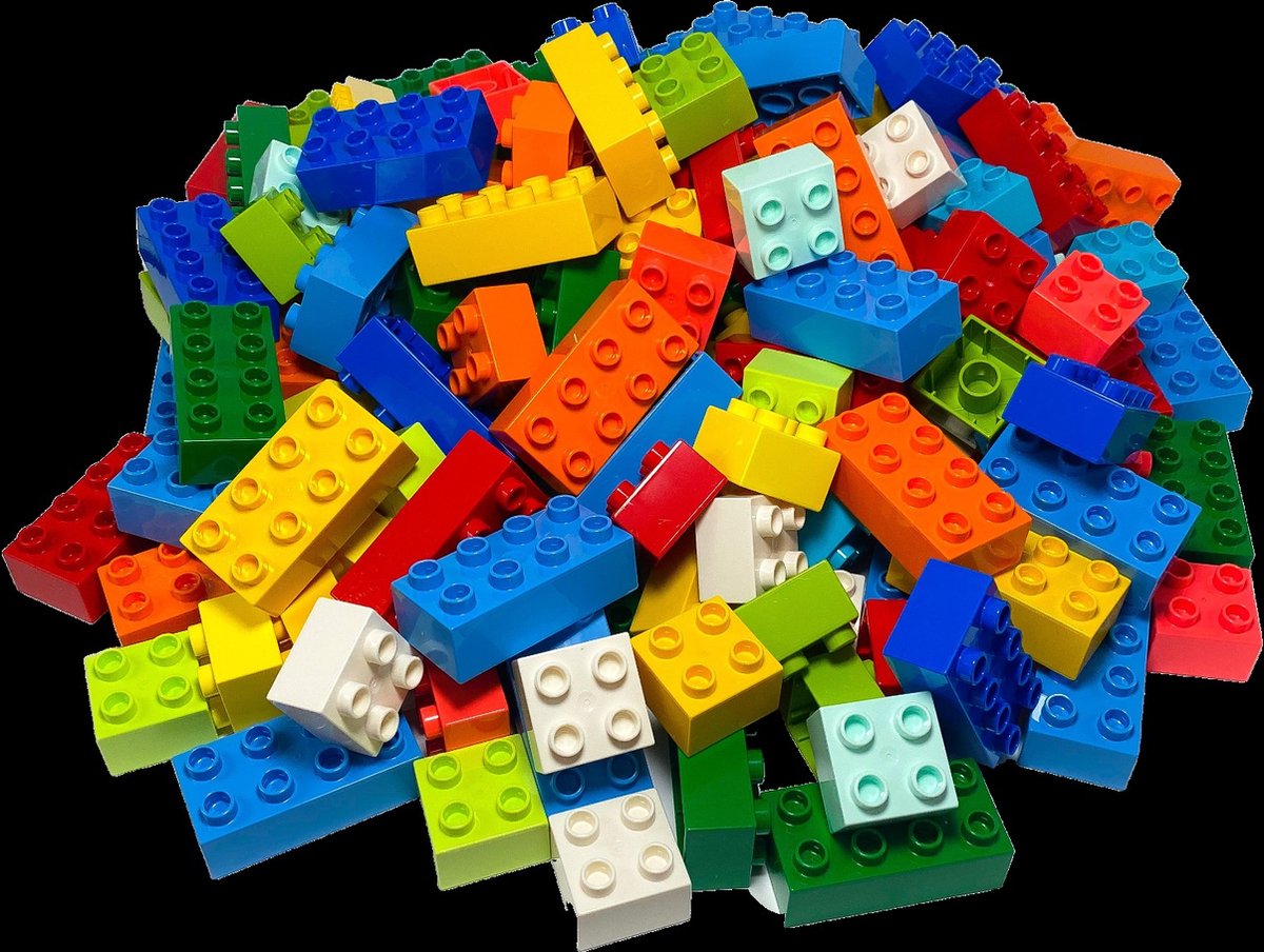 2x2 2x4 bouwblokken basisbouwstenen gemengd 3437 3011 NIEUW! Hoeveelheid 50x