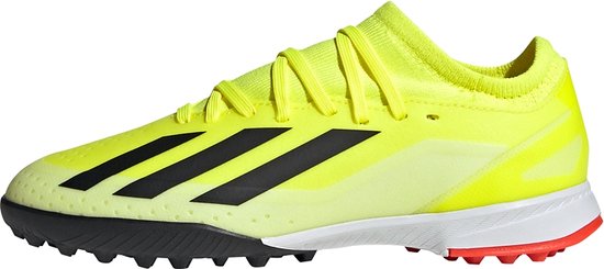 adidas Performance X Crazyfast League Turf Voetbalschoenen - Kinderen - Geel- 35 1/2