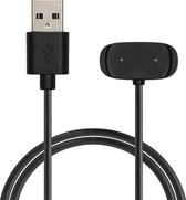 kwmobile USB-oplaadkabel geschikt voor Huami Amazfit Bip 3 / Bip 3 Pro / GTS 4 Mini / T-Rex Pro kabel - Laadkabel voor smartwatch - in zwart