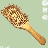 LIVARNO home - Brosse à cheveux en Bamboe - Brosse de massage pour Cheveux - Brosse à cheveux - Peigne à cheveux - Fabriqué en bambou durable